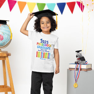 Camiseta Infantil formando para pré-escola 2025 - Cuta personalizáve
