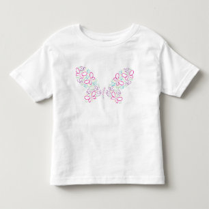 Camiseta Infantil Formas de borboleta