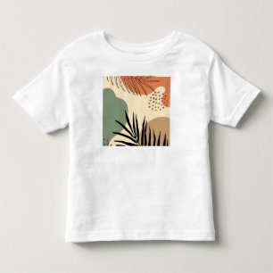 Camiseta Infantil Formas orgânicas botânicas