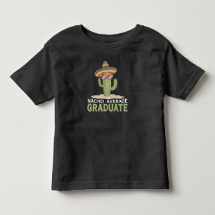 Camiseta Infantil Formatura Cacto de Graduado Médio Nacho Mexicano