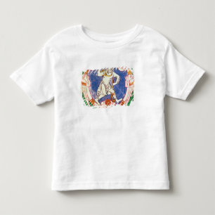 Camiseta Infantil Forme de duas criaturas voadas com entrelaçado