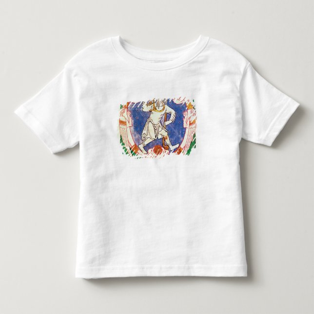 Camiseta Infantil Forme de duas criaturas voadas com entrelaçado (Frente)
