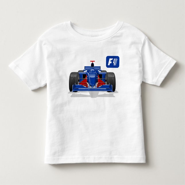 Camiseta Infantil Formula 1 race car (Frente)