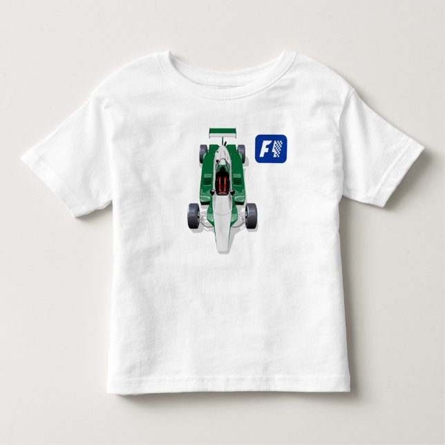 Camiseta Infantil Formula 1 race car (Frente)