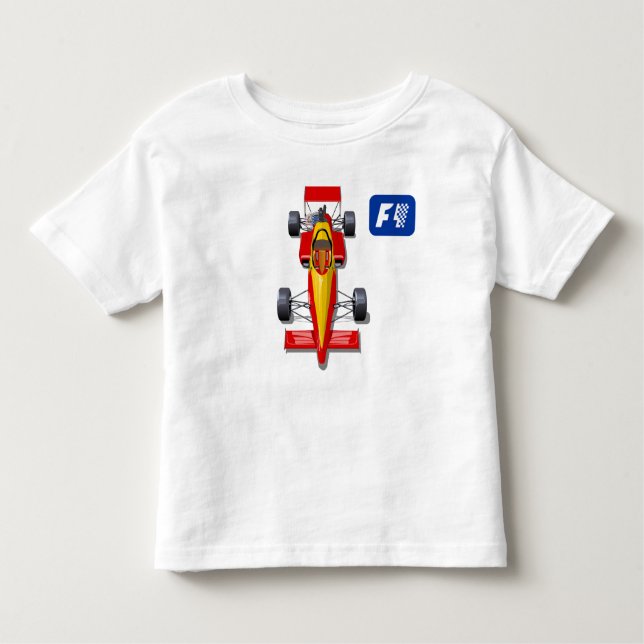 Camiseta Infantil Formula 1 race car (Frente)