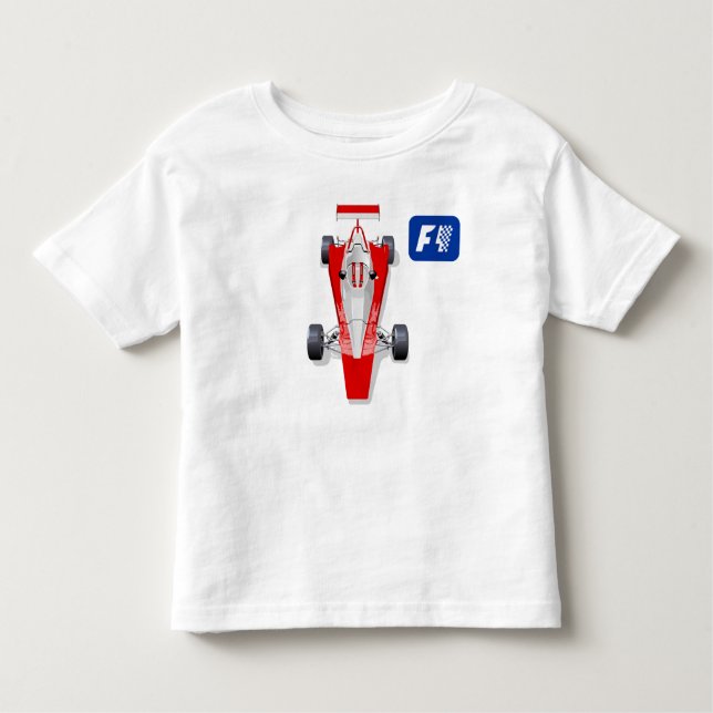 Camiseta Infantil Formula 1 race car (Frente)