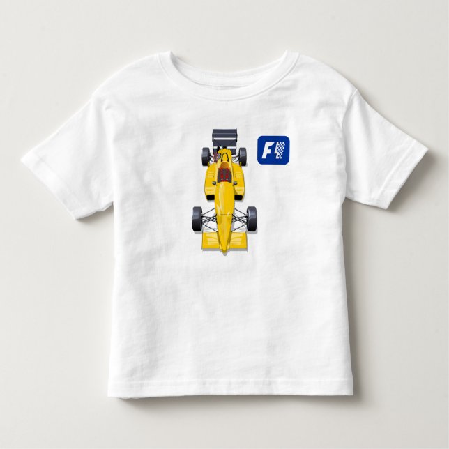 Camiseta Infantil Formula 1 race car (Frente)