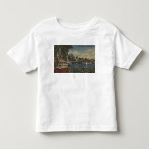 Camiseta Infantil Fort Lauderdale, FL - opinião nova & Drawbridge d