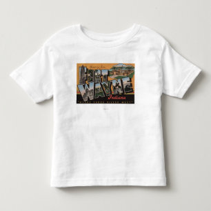 Camiseta Infantil Fort Wayne, Indiana - grandes cenas da letra