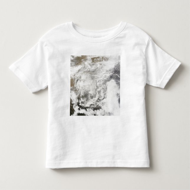 Camiseta Infantil Forte queda de neve na China (Frente)