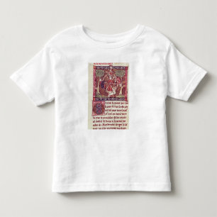 Camiseta Infantil Fortuna cega da deusa com rei Arthur