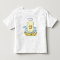 Foto de desenho animado de bebê amarelo-branco