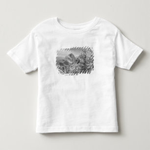Camiseta Infantil Foto infravermelha no lado leste do Yosemite Natio