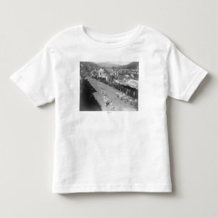 Camiseta Infantil Fotografia da raça da equipe da mangueira do