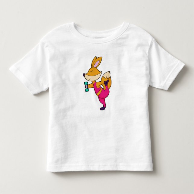 Camiseta Infantil Fox Malhação Dumbbell (Frente)
