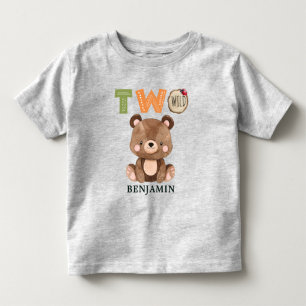 Camiseta Infantil Fox Personalizada Dois segundos aniversários De M