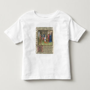 Camiseta Infantil Fr.120 f.522v Knighting de Lancelot 'do