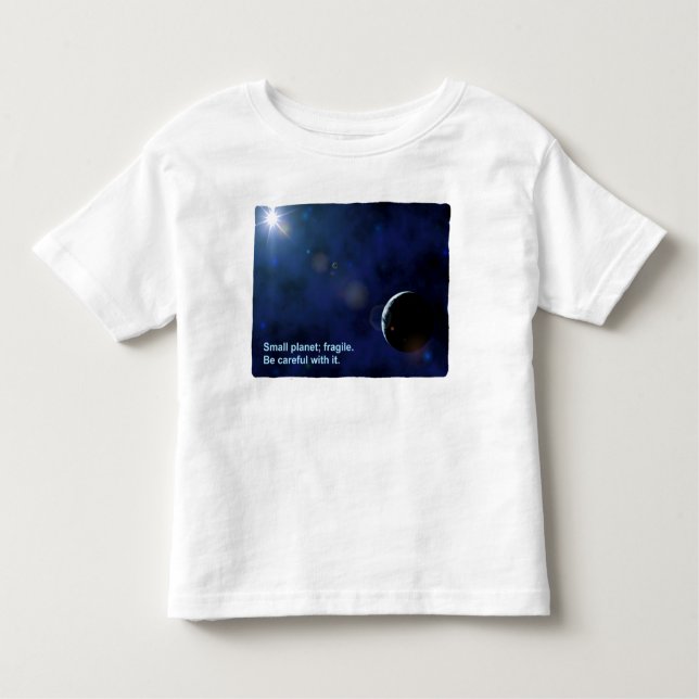 Camiseta Infantil Frágil Planeta (Frente)