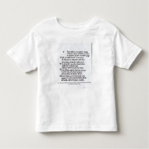 Camiseta Infantil Fragmento do Divina Commedia de Dante '