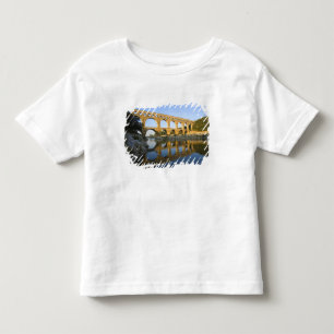Camiseta Infantil França, Avinhão. O aqueduto romano Pont du Gard