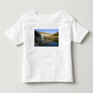 Camiseta Infantil França, Avinhão. O aqueduto romano Pont du Gard