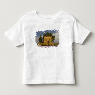 Camiseta Infantil França, Provença. Campo de lavanda e