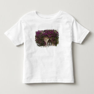 Camiseta Infantil França, Provença, Eze. Rosa brilhante