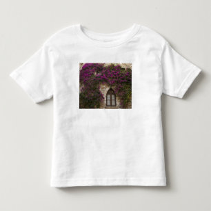 Camiseta Infantil França, Provença, Eze. Rosa brilhante