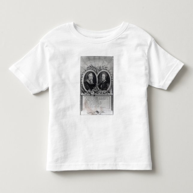 Camiseta Infantil Francis Beaumont e John Fletcher (Frente)
