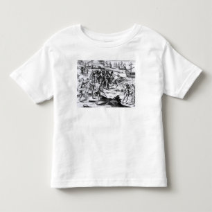 Camiseta Infantil Francis Drake no mundo novo