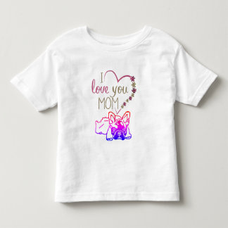 Camiseta Infantil Französische Bulldoggen T-Shirt