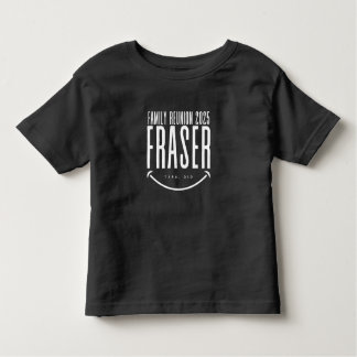 Camiseta Infantil Fraser Family Reunion 2025 Design 11 ToddlerTShirt