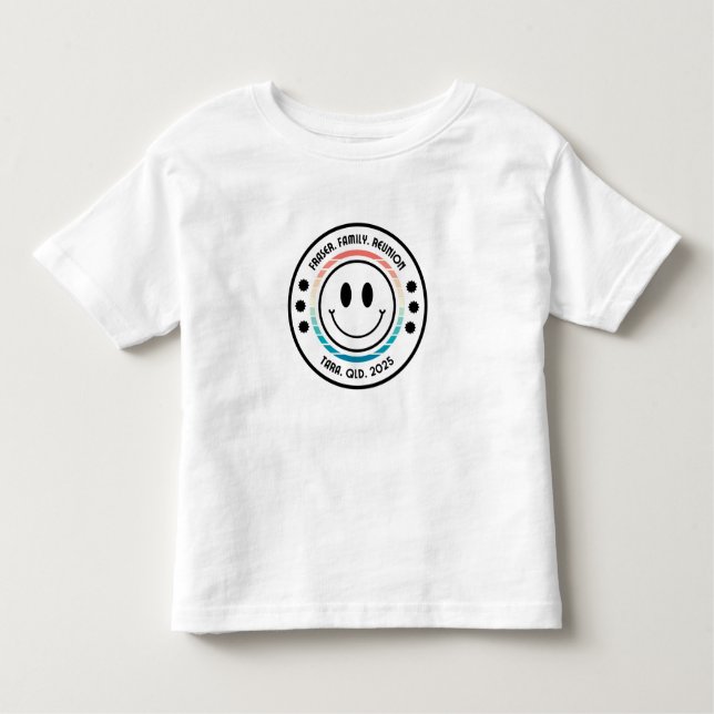 Camiseta Infantil Fraser Family Reunion 2025 Design 5 ToddlerT-Shirt (Frente)