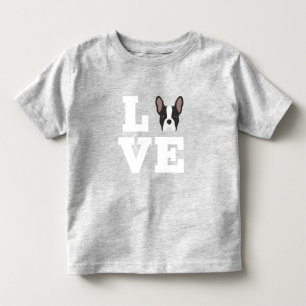 Camiseta Infantil Frenchie Amor Cachorro Bulldog Francês Fofo