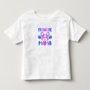 Camiseta Infantil Frenchie Mama Bulldog Para Cachorro Mãe Pele Mam