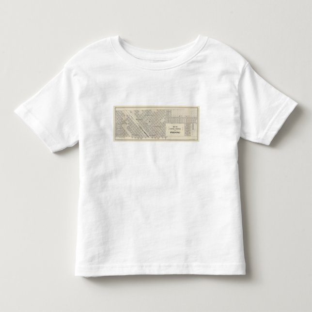 Camiseta Infantil Fresno central, Califórnia (Frente)