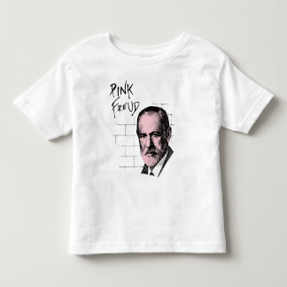 Camiseta Infantil Freud cor-de-rosa Sigmund Freud