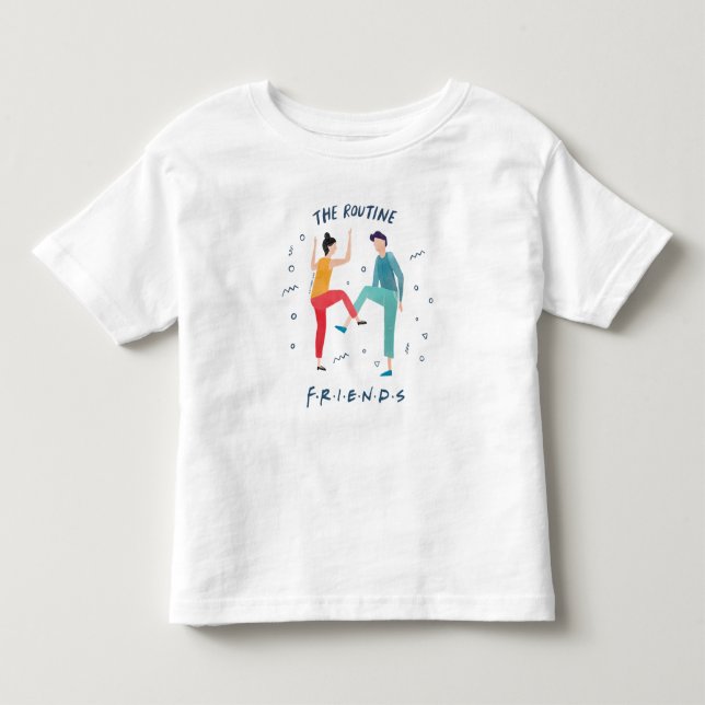 Camiseta Infantil FRIENDS™ | A Rotina (Frente)
