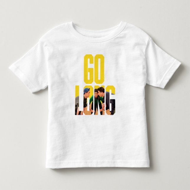 Camiseta Infantil FRIENDS™ | Citação Go Long (Frente)