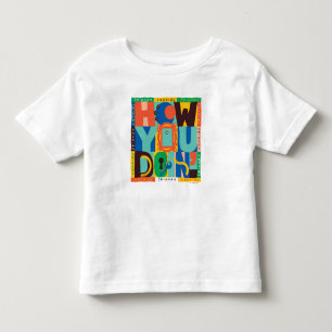 Camiseta Infantil FRIENDS™ Como Você Está - Gráfico Vibrante