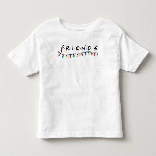 Camiseta Infantil FRIENDS™ Luzes de Natal Logo