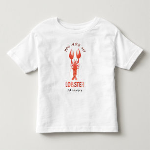 Camiseta Infantil FRIENDS™   Você É Minha Lagosta Gráfico Aquarela