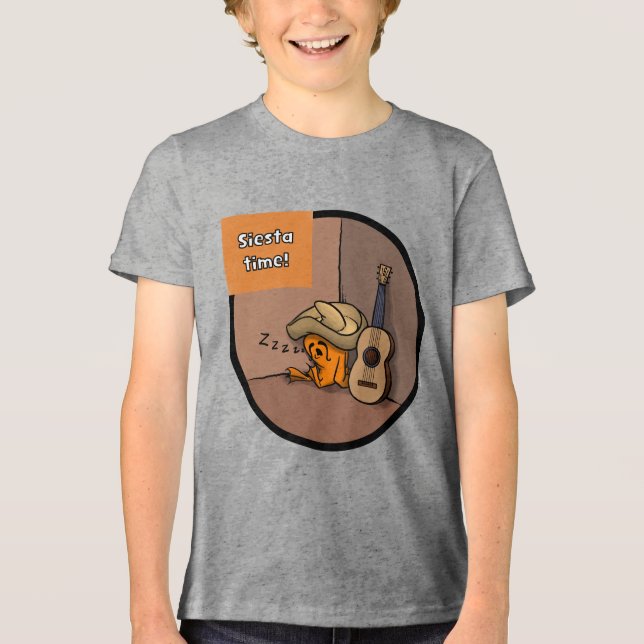 Camiseta Infantil Frijole Frog Siesta (Frente)