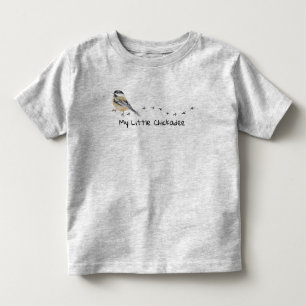 Camiseta Infantil Frio de frango bonito, pequenas pássaros