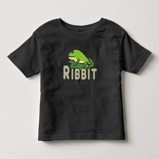 Camiseta Infantil Frio de Sapo Engraçado (Frente)