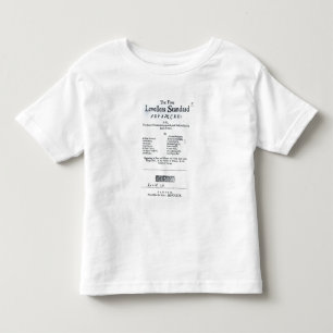 Camiseta Infantil Frontispício das niveladora verdadeiras padrão