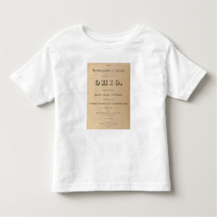 Camiseta Infantil Frontispício de um atlas topográfico