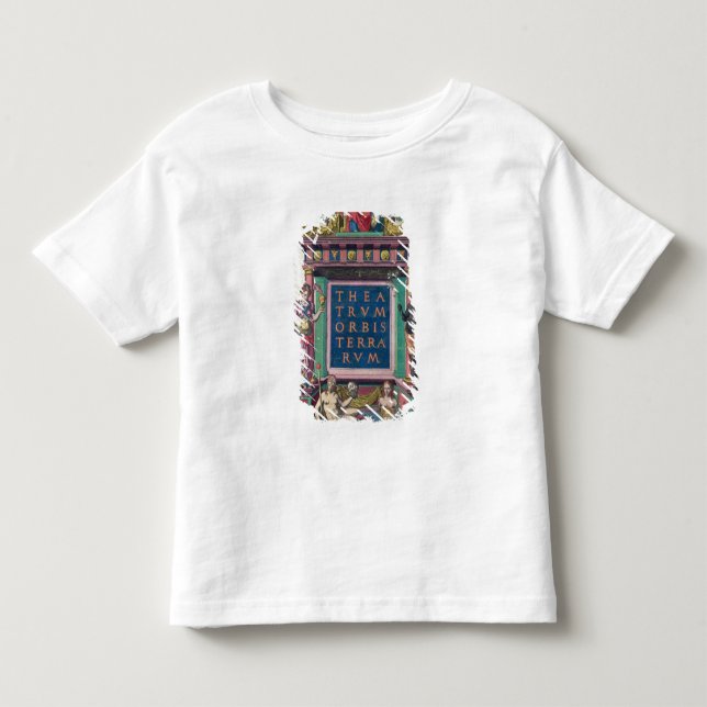 Camiseta Infantil Frontispício, ó edição 'Theatrun Orbis (Frente)