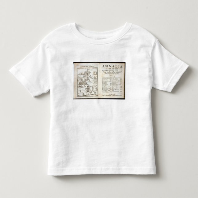 Camiseta Infantil Frontispício para 'Annalia Dubrensia: Em cima do (Frente)