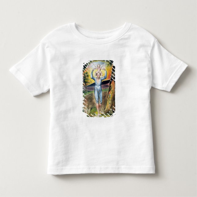Camiseta Infantil Frontispiece 'das canções da inocência e de Exper (Frente)